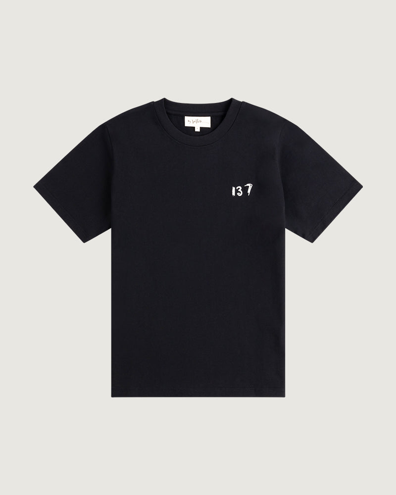 137 Logo Crew Black