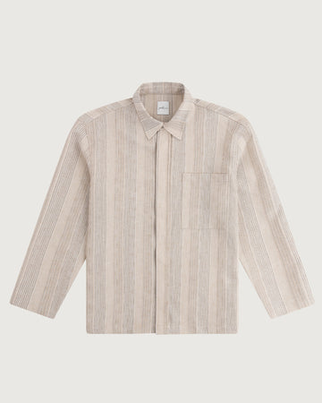 Carbo Overshirt Brown Stripe